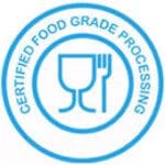 certified food grade processing logo